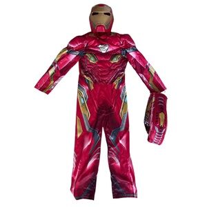 Iron Man costume with mask and accessory